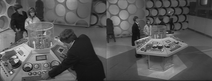 First Second And Third Doctors Tardis Interior